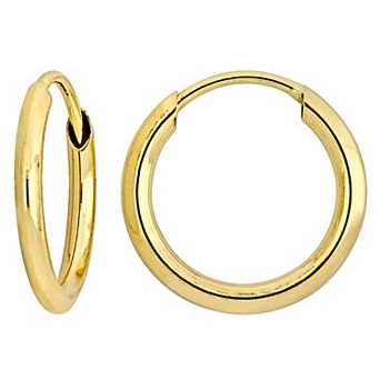Stella Grace 14k 11mm Hoop Earrings