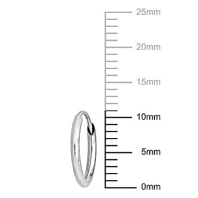 Stella Grace 14k 11mm Hoop Earrings