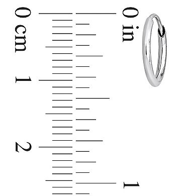 Stella Grace 14k 11mm Hoop Earrings