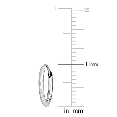 Stella Grace 14k 11mm Hoop Earrings