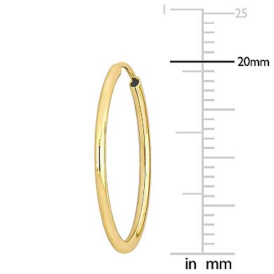 Stella Grace 14k Gold 20mm Hoop Earrings