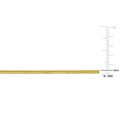 Stella Grace 10k Gold 2mm Herringbone Chain Bracelet