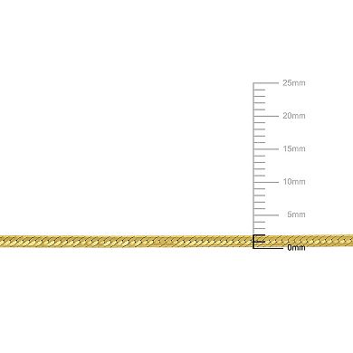 Stella Grace 10k Gold 2mm Herringbone Chain Bracelet