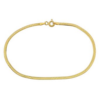 Stella Grace 10k Gold Herringbone Bracelet