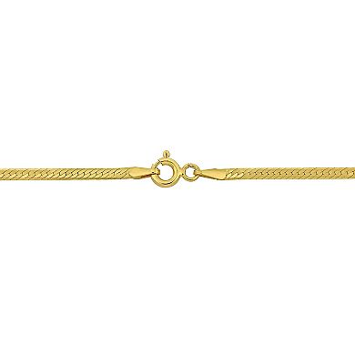 Stella Grace 10k Gold Herringbone Bracelet