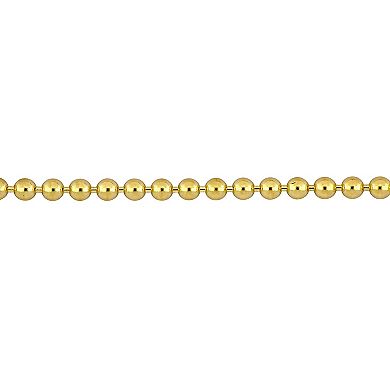 Stella Grace 14k Yellow Gold 3mm Ball Bead Bracelet