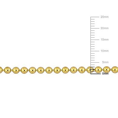 Stella Grace 14k Yellow Gold 3mm Ball Bead Bracelet