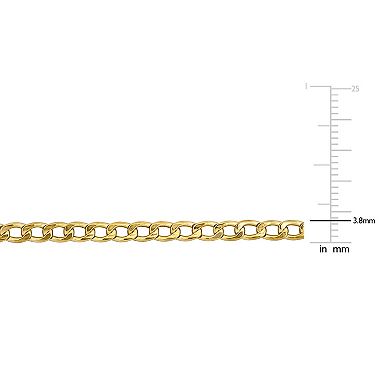Stella Grace 10k Gold Curb Link Chain Bracelet