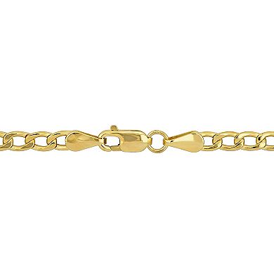 Stella Grace 10k Gold Curb Link Chain Bracelet
