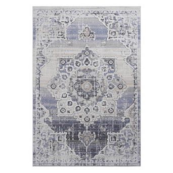 Pnronnc Medallion Doormat Rug Modern Non-Shedding Area Rug for Entryway Living Room Bedroom