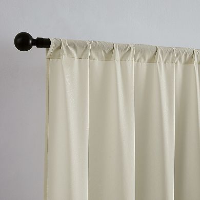 TRU-BARRIER WINDOW SOLUTIONS™ SHEERBARRIER™ 2-Pack Privacy Rod Pocket Window Panels