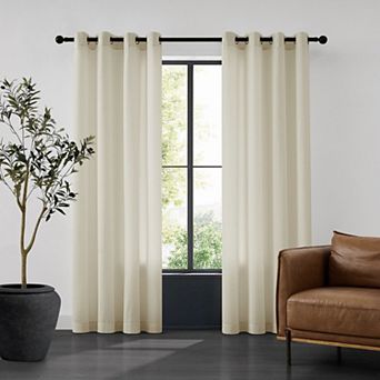 TRU-BARRIER WINDOW SOLUTIONS™ SHEERBARRIER™ 2-Pack Privacy Window Grommet Panels