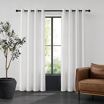 TRU-BARRIER WINDOW SOLUTIONS™ SHEERBARRIER™ 2-Pack Privacy Window Grommet Panels