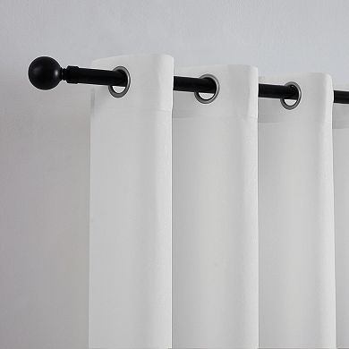 TRU-BARRIER WINDOW SOLUTIONS™ SHEERBARRIER™ Privacy Window Grommet Patio Door Panel