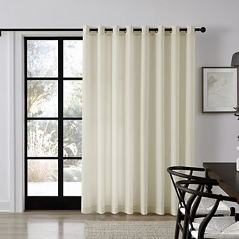 TRU-BARRIER WINDOW SOLUTIONS™ SHEERBARRIER™ Privacy Window Grommet Patio Door Panel