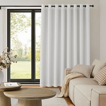 TRU-BARRIER WINDOW SOLUTIONS™ SUNBARRIER™ I-SNAP™ Blackout Grommeted Patio Door Panel with Removable Liner