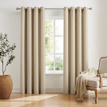 TRU-BARRIER WINDOW SOLUTIONS™ THERMALBARRIER™ I-SNAP™ Insulated 2-Pack Grommeted Panels with Removable Liner
