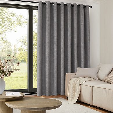 TRU-BARRIER WINDOW SOLUTIONS™ THERMALBARRIER™ I-SNAP™ Insulated Grommeted Patio Door Panel with Removable Liner