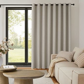 TRU-BARRIER WINDOW SOLUTIONS™ THERMALBARRIER™ I-SNAP™ Insulated Grommeted Patio Door Panel with Removable Liner