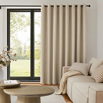 TRU-BARRIER WINDOW SOLUTIONS™ THERMALBARRIER™ I-SNAP™ Insulated Grommeted Patio Door Panel with Removable Liner