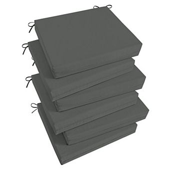Outdoor Chair Cushions Set of 6 Waterproof 18.5x16x3 inch