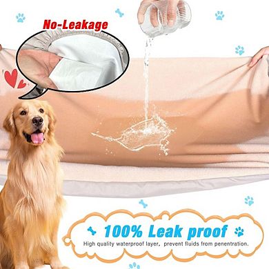 Waterproof Washable Dog Bed Cover Sheets, 2 Pack