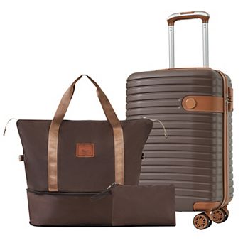 Sets 3 pc Carry on Luggage 22x14x9 Lightweight Hardshell ABS Suitcases with Wheels 20"