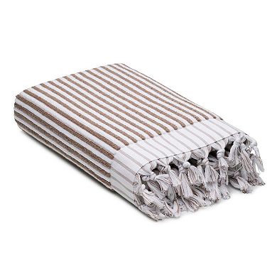 Stripes Turkish Cotton Terry Bath and Hand Towel - Set