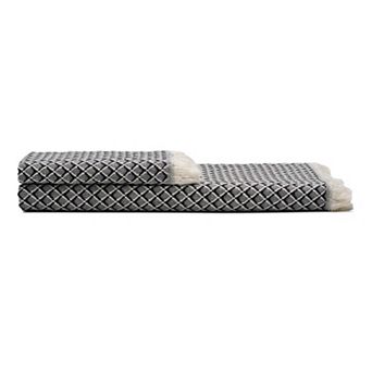 Serenity Grid Turkish Cotton Bath and Hand Towel - Set