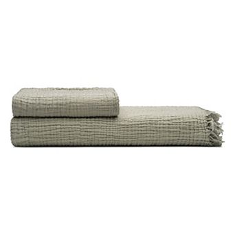 Soho Supersoft 4-Layer Cotton Gauze Hand Towels - Set of 2