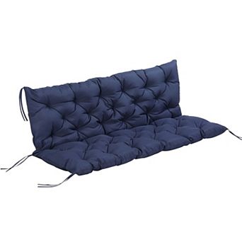 Outdoor Bench Cushion Overstuffed Foam Fits Patio or Garden Bench