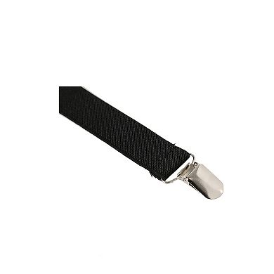 Unisex Bow Tie Set Y Shape Adjustable Elastic Shoulder Strap Suspenders