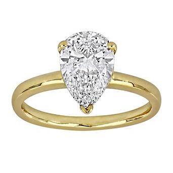 Stella Grace 2 Carat T.W. Lab-Grown Diamond Pear Shape Solitaire Engagement Ring