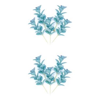 10 Packs 3.5" Flocked Artificial Succulents Large Faux Unpotted Plant