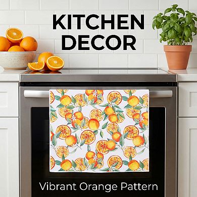 Printed Kitchen Towels, Super Absorbent Soft Dish Towels, Reusable Towels for Kitchen 24"x16"