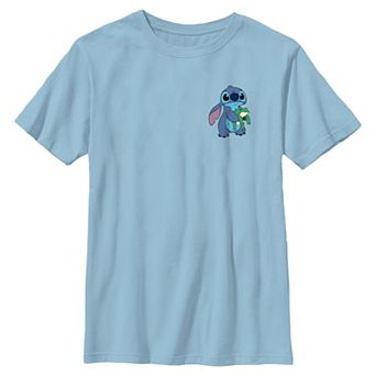 Boys 6-20 Disney Stitch Holding Frog Graphic Tee