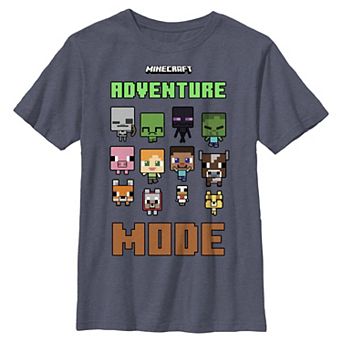 Boys 6-20 Minecraft Adventure Mode Graphic Tee
