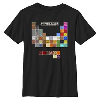 Boys 6-20 Minecraft Table Of Elements Graphic Tee