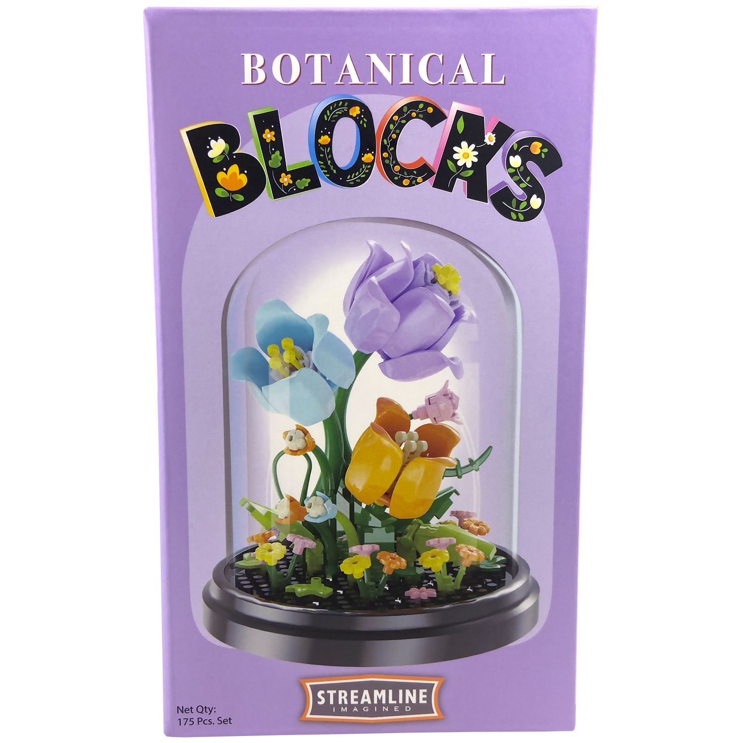 Детский конструктор Streamline Botanical Blocks Wildflower 175-Pcs. Building Set — фото 2
