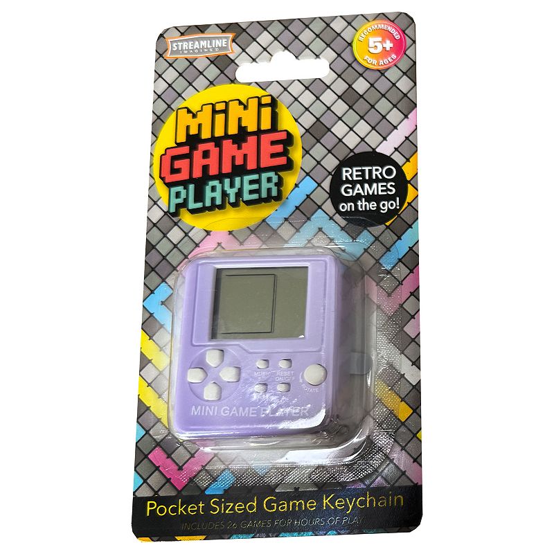 Streamline Mini Game Player Interactive Gaming Device, Purple