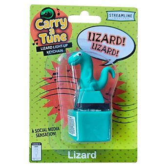 Streamline Lizard Light-Up Keychain