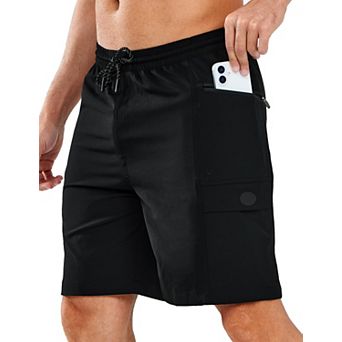 Men's Casual Sports Shorts with Pockets Quick Dry Athletic Gym Workout Shorts