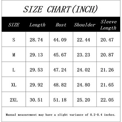 Women's Long Sleeve Denim Jacket Button Closure Casual Coat