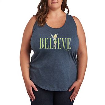 Plus Size Disney's Tinker Bell Believe Racerback Tank Top