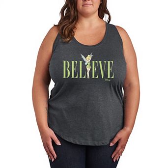 Plus Size Disney's Tinker Bell Believe Racerback Tank Top