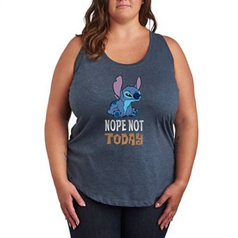 Plus Size Disney's Lilo & Stitch Nope Not Today Racerback Tank Top