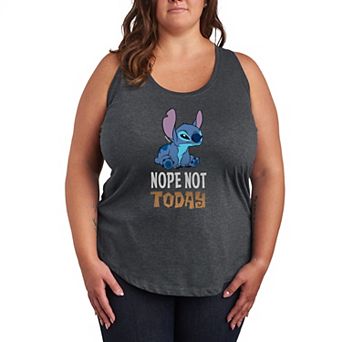 Plus Size Disney's Lilo & Stitch Nope Not Today Racerback Tank Top