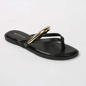Women's Kara Metal Ring Thong Sandals