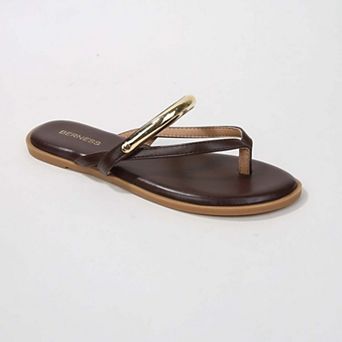 Women's Kara Metal Ring Thong Sandals