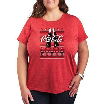 Plus Size Coca-Cola Holiday Cheers Graphic Tee
